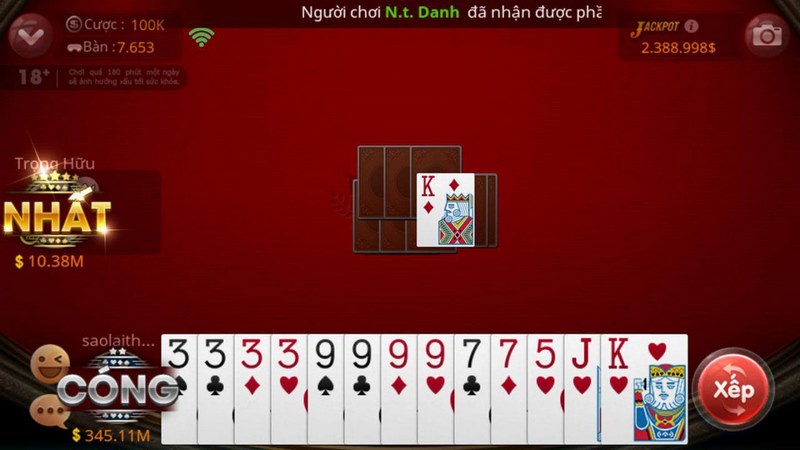 Tiến lên miền Nam là một trong những Game bài 8DAY thu hút