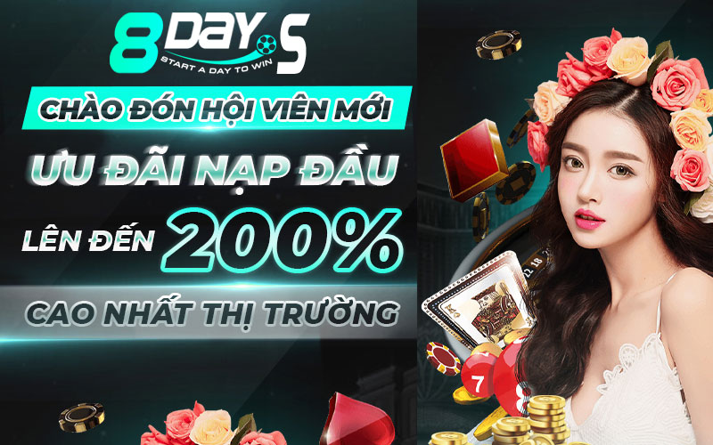 Khuyến mãi hội viên mới khi đăng ký 8DAY