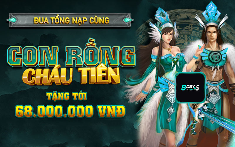 Tặng thưởng nạp cùng 8DAY